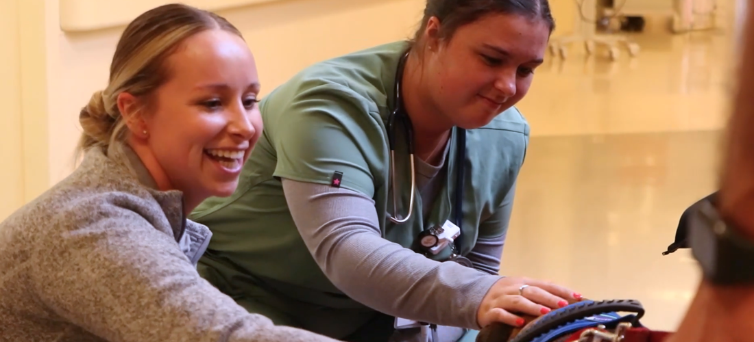 Nurses and Dog | Doylestown Health