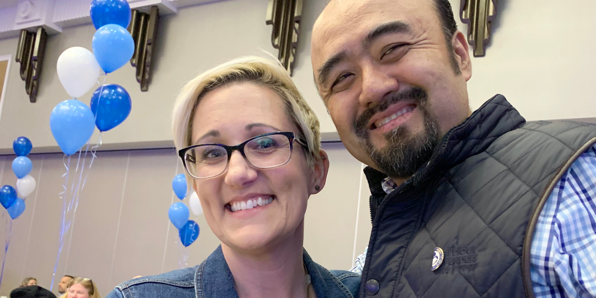 Kelly Schmitt and Rok Hyon| Doylestown Health